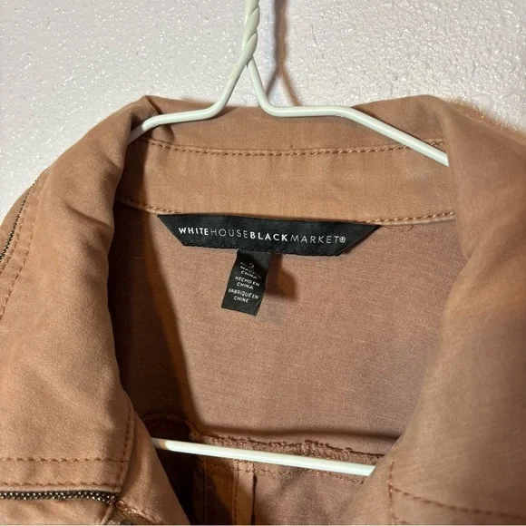 White House Black Market Brown Utility Jacket - Picture 4 of 4